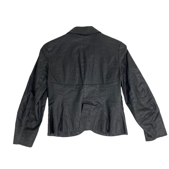 Silence + Noise Faux Leather Blazer Jacket XS - Picture 3 of 3